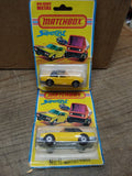 Vtg NOS 2 Pc 1975 Matchbox Superfast Diecast #6 Mercedes Tourer Lot Orig Pack