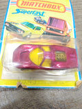 Vtg NOS 1976 Matchbox Superfast #45 Ford Group Six Diecast Car Orig Display Pack