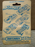 Vtg NOS 1970s Matchbox Streakers #40 Guildsman Diecast Car England Display Pack