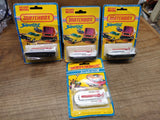 Vtg NOS 4 Pc 1972 Lesney Matchbox Superfast Diecast #72 Hovercraft Lot Orig Pack