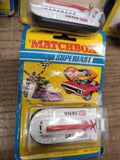 Vtg NOS 4 Pc 1972 Lesney Matchbox Superfast Diecast #72 Hovercraft Lot Orig Pack