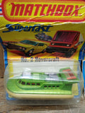 Vtg NOS 2 Pc 1976 Matchbox Superfast Diecast #2 Green Hovercraft Lot Orig Pack