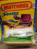 Vtg NOS 2 Pc 1976 Matchbox Superfast Diecast #2 Green Hovercraft Lot Orig Pack