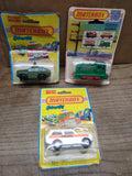 Vtg NOS 3 Pc 1973 75 78 Matchbox Rolomatics Superfast Diecast Lot Orig Pack
