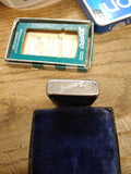 Vtg 1962 Zippo Slim Cigarette Lighter w/Box Hill Top Bowling League 1961-62