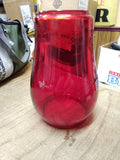 Vtg Dietz Loc Nob Ruby Red Fitzall, 12-4-23 Kerosene Lantern Globe 6.75 inch