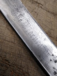 Vtg Antique The Bindley Hardware Co Warranted Straight Razor With Jimps Germany