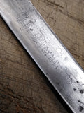 Vtg Antique The Bindley Hardware Co Warranted Straight Razor With Jimps Germany