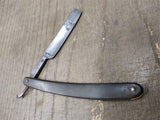 Vtg Antique The Bindley Hardware Co Warranted Straight Razor With Jimps Germany