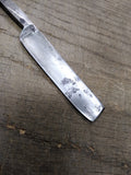 Vtg Antique The Bindley Hardware Co Warranted Straight Razor With Jimps Germany