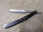 Vtg Antique King Midas Barber Straight Razor Indiana Pa Nice Scales!