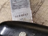 Vtg Kaercher's Warrented #439 Straight Razor Made In Germany Nice Scales & Blade