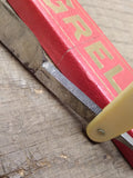 Vtg Antique George Iebberson Straight Razor Nice Scales Blade Jimps and Box!