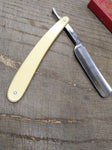 Vtg Antique George Iebberson Straight Razor Nice Scales Blade Jimps and Box!