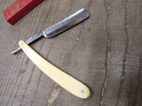 Vtg Antique George Iebberson Straight Razor Nice Scales Blade Jimps and Box!