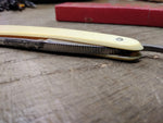 Vtg Antique George Iebberson Straight Razor Nice Scales Blade Jimps and Box!