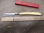 Vtg Antique George Iebberson Straight Razor Nice Scales Blade Jimps and Box!