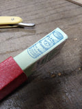 Vtg Antique George Iebberson Straight Razor Nice Scales Blade Jimps and Box!