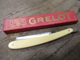 Vtg Antique George Iebberson Straight Razor Nice Scales Blade Jimps and Box!