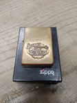 Vtg 1994 Brushed Brass Zippo Lighter Select Trading Co Tobaccoville NC w/Box!
