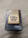 Vtg 1994 Brushed Brass Zippo Lighter Select Trading Co Tobaccoville NC w/Box!