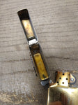 Vtg 1994 Brushed Brass Zippo Lighter Select Trading Co Tobaccoville NC w/Box!