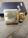 Vtg 1994 Brushed Brass Zippo Lighter Select Trading Co Tobaccoville NC w/Box!