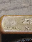 Vtg 1994 Brushed Brass Zippo Lighter Select Trading Co Tobaccoville NC w/Box!