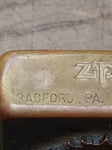 Vtg 1994 Brushed Brass Zippo Lighter Select Trading Co Tobaccoville NC w/Box!
