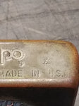 Vtg 1994 Brushed Brass Zippo Lighter Select Trading Co Tobaccoville NC w/Box!