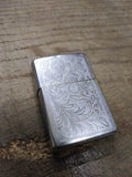 Vtg 1978 Zippo Venetian Scroll Cigarette Lighter Initial J.R. B. Bradford Pa USA
