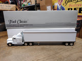 Tonkin Diecast Metal 1/53 Scale Freightliner FLD 120 Semi Truck & Trailer w/Box!
