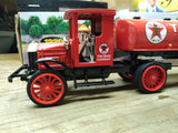 Texaco 1920 Pierce Arrow Cab W/Tanker Truck Red Die Cast Bank 11" #16 Mint w/Box