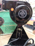 Vtg 50's WAHL Model G Silent Hair Dryer Art Deco Bakelite Original Box Works!
