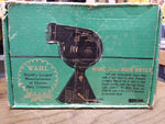 Vtg 50's WAHL Model G Silent Hair Dryer Art Deco Bakelite Original Box Works!
