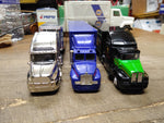 3 Pc Racing Champions Diecast Semi Truck/Trailer Lot Polaris John Deere Melling