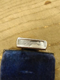 Vtg 1958 Zippo Cigarette Lighter Pat 2517191 Visual Slide Co Washington DC USA