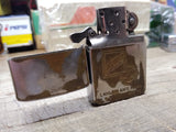 Vtg 1958 Zippo Cigarette Lighter 2517191 Dravo Green Cross For Safety 1955 1956