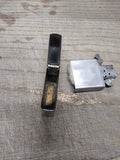 Vtg 1958 Zippo Cigarette Lighter 2517191 Dravo Green Cross For Safety 1955 1956
