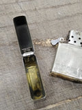 Vtg 1937 1950 3 BARREL Zippo Cigarette Lighter Pat 2032695 Matching Insert Repai