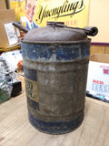 Vtg Delphos Warranted Hand Made Choice Cans Service Station Gas Oil Water Ohio