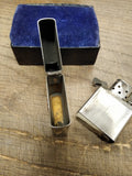 Vtg 1974 Zippo Cigarette Lighter Mack Bulldog Logo Brushed Chrome Nice Snap USA!