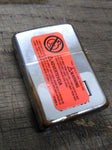 1962 Zippo Cigarette Lighter Factory Refurbished Sealed 1st National Bank 251719