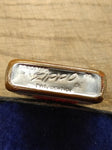 1962 Zippo Cigarette Lighter Factory Refurbished Sealed 1st National Bank 251719