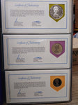 Vtg Franklin Mint 1973 British Virgin Islands First Day Coin & Stamp Collection