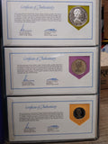 Vtg Franklin Mint 1973 British Virgin Islands First Day Coin & Stamp Collection
