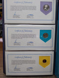 Vtg Franklin Mint 1973 British Virgin Islands First Day Coin & Stamp Collection