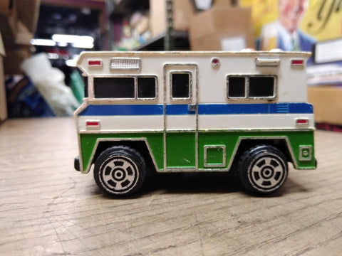 Vtg Ideal Tiny Mighty Mo Friction Motor Winnebago Motor Home Camper Toy Runs!