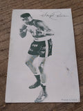 Vtg Signed Floyd Patterson Photo Print Heavyweight World Champion Boxer Post Car