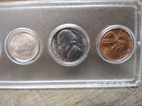 Vtg 1963 90% Silver 5 Coin Year Set Collection in Whitman Plastic Holder